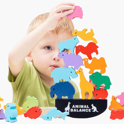 Animaux d'équilibre Montessori - Jouet éducatif pour le développement de l'enfant