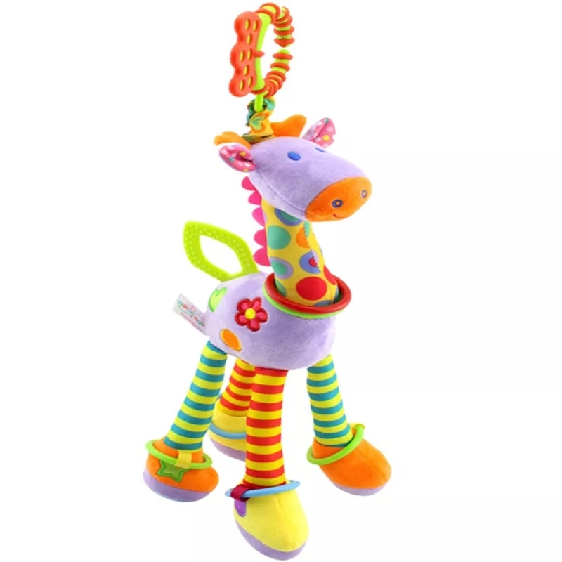 Gig Girafe 37cm avec hochet et anneau de dentition