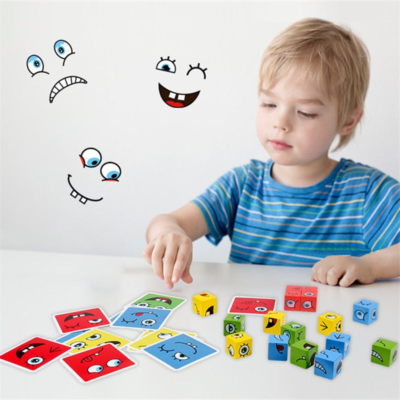 Puzzle éducatif sur les émotions - Aidez votre enfant à identifier et à exprimer ses émotions