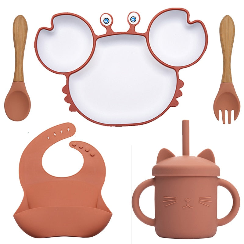 KIT CARANGUEJO 5 PIECES - Vaisselle pour repas d'enfants