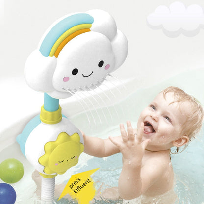 Douche de bain pour bébé - Amusement et confort pendant le bain