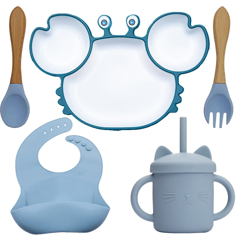 KIT CARANGUEJO 5 PIECES - Vaisselle pour repas d'enfants