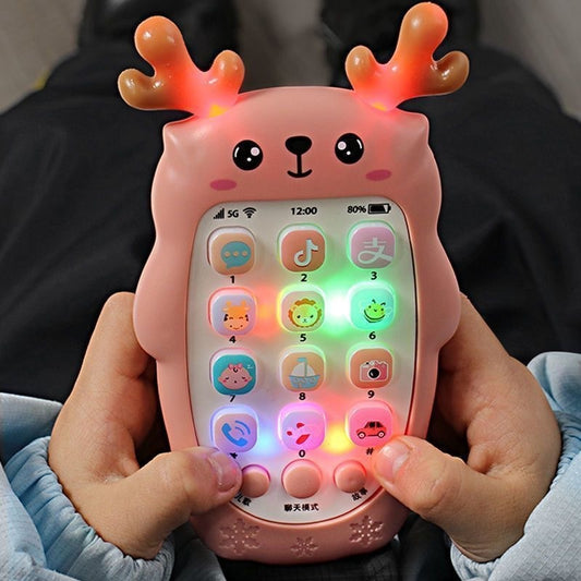 Téléphone portable bilingue pour bébé - Jouet électronique avec musique, sons et fonctions éducatives