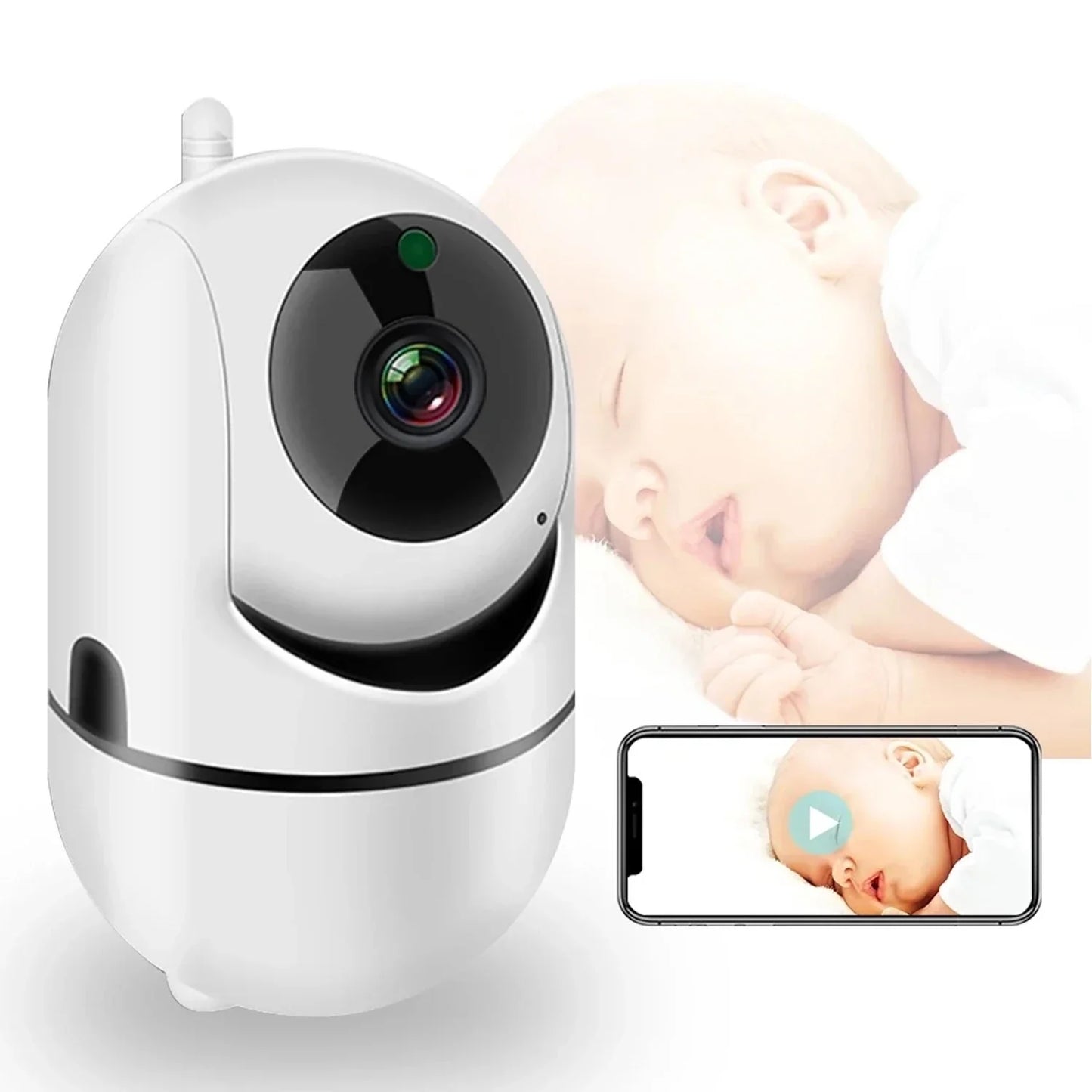 Moniteur électronique pour bébé avec vision nocturne Wifi et détecteur de mouvement